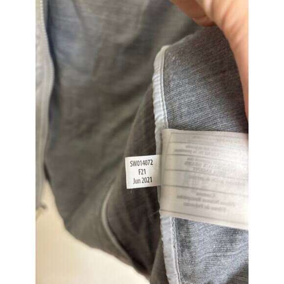 Smartwool SmartLoft 60 Hoodie Vest Womens Medium Gray Insulated Merino Wool - Picture 6 of 6